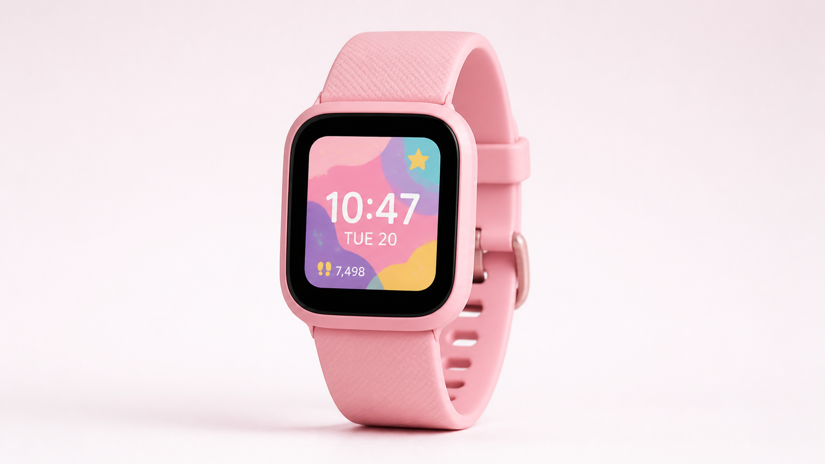 Child-friendly Garmin-style smartwatch for monitoring